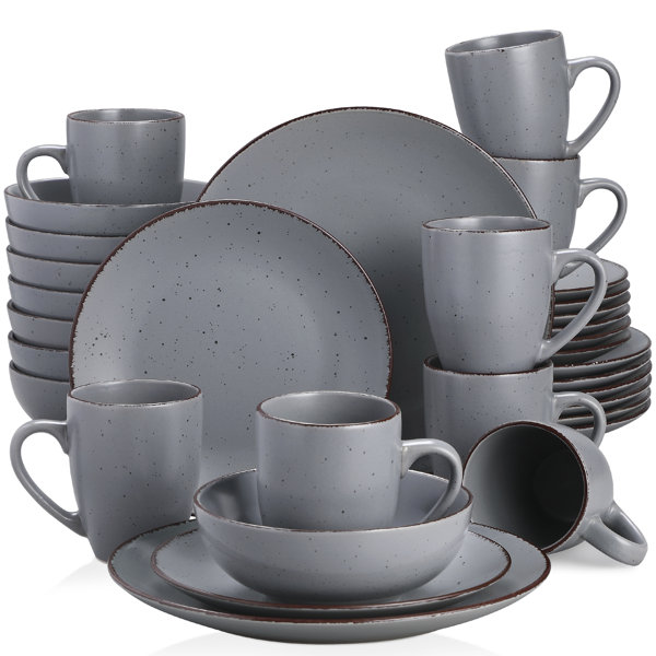 17 Stories Javel Stoneware Dinnerware Set of 32 Wayfair.co.uk